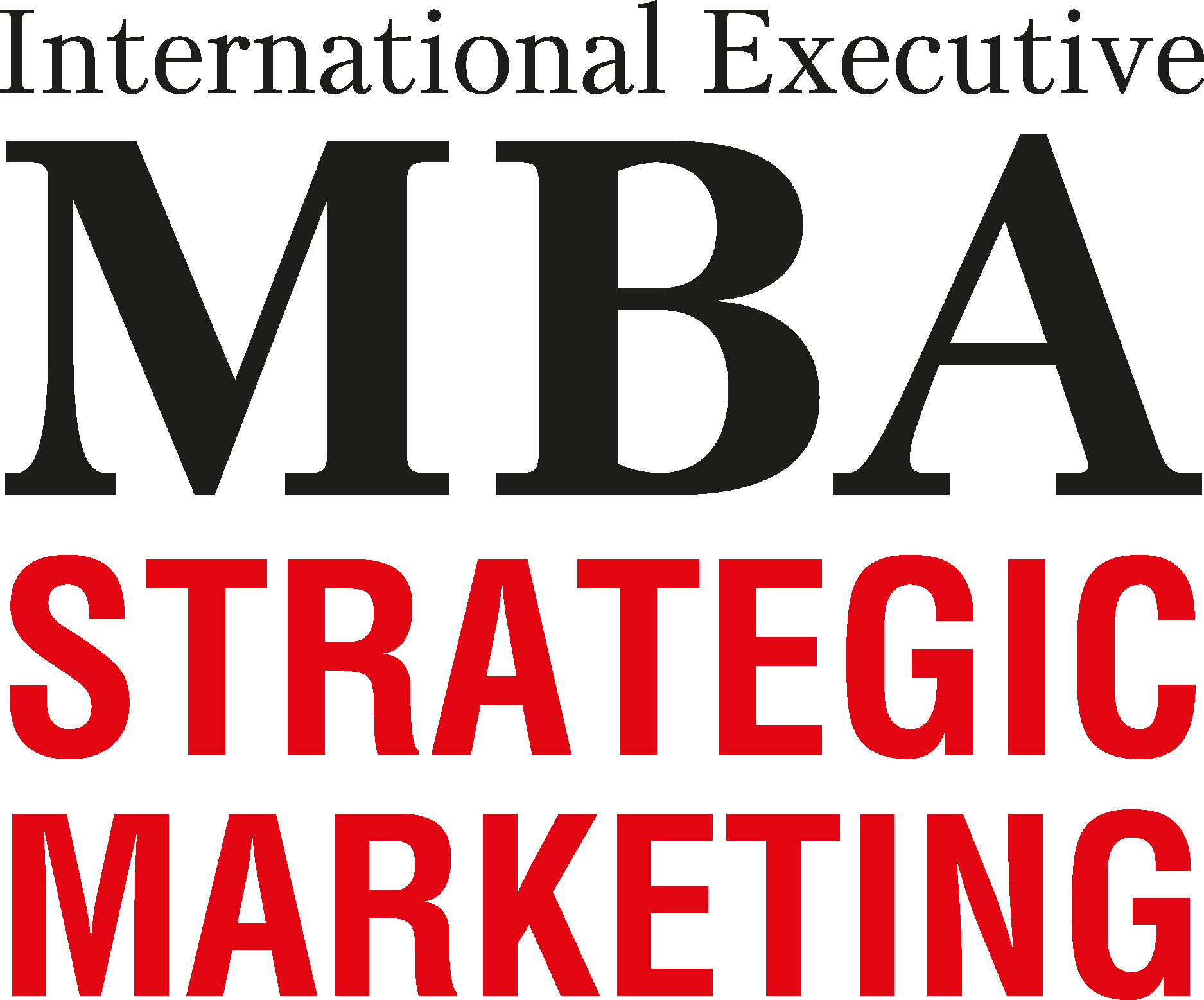 International Executive MBA In Strategic Marketing New Logo Vector Logo